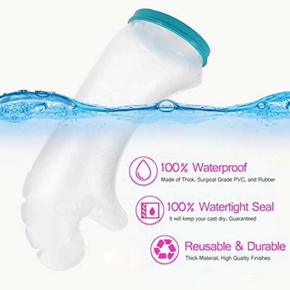 Arm Protector Waterproof Reusable Cast Bandage Protector Wound Fracture Arm Leg Foot Knee Cover For Children Shower Hand Care