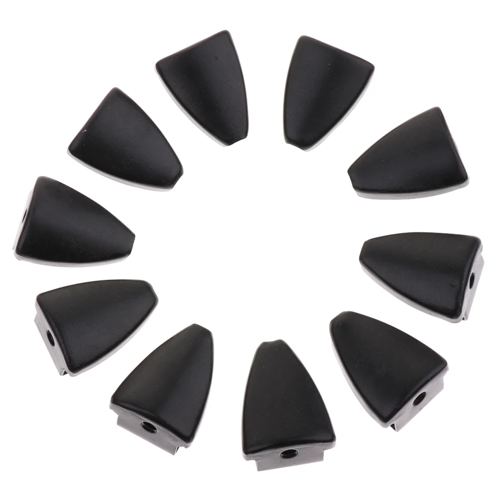 10 Pieces Iron Triangle Shape Drum Claw Hook for Bass Snare Drum Parts