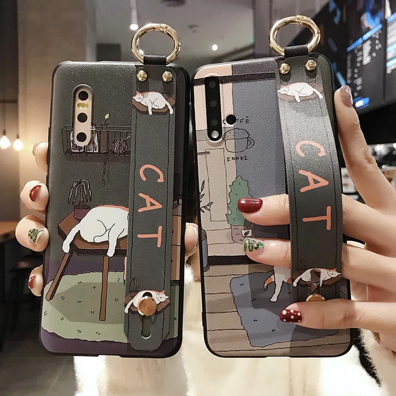Чехол для Samsung Galaxy Note 8 9 10 S9 S8 S10 plus A50 A70 A40 A30 A20 A10 A60 с милым держателем | Мобильные