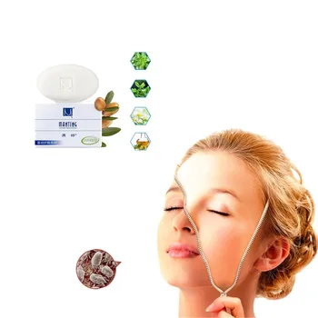 

100g Clean soap for prevention of acne. Clean soap with Man Ting essence active crystal exquisite hand soap for killing acarid