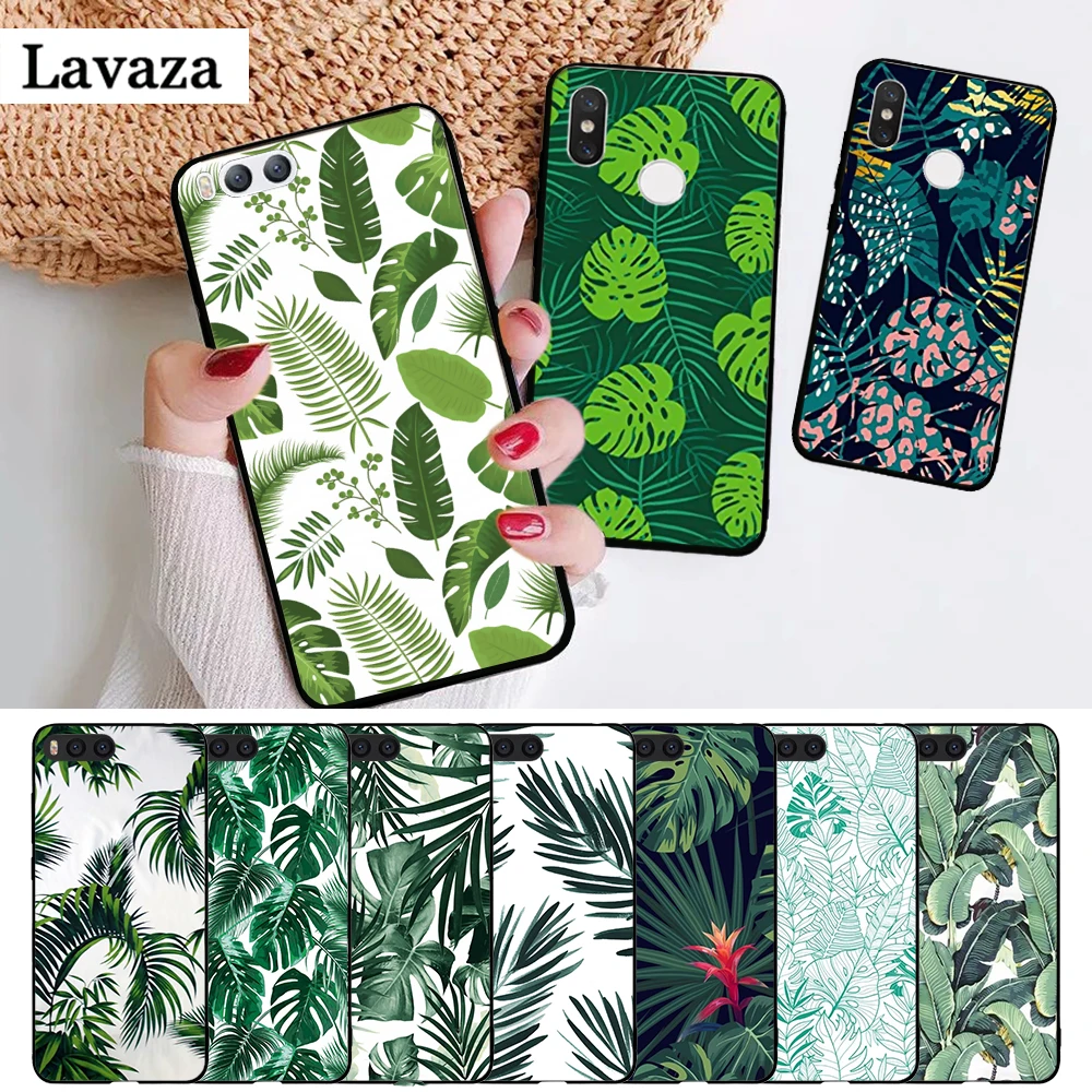 Силиконовый чехол 112F Ottwn Summer Banana Leaf для Xiaomi 6 8 9 SE 10 Lite Redmi K20 K30 Pro Note 7 8T Max S|Бамперы| |