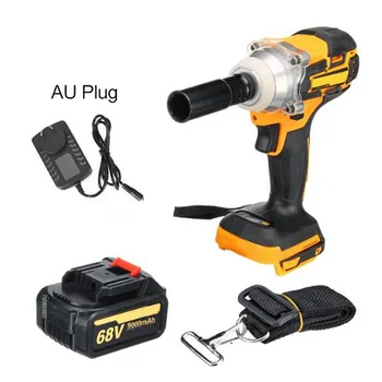 

68V Impact Wrench Socket Rattle Gun Cordless Set Battery High Torque 3300RPM