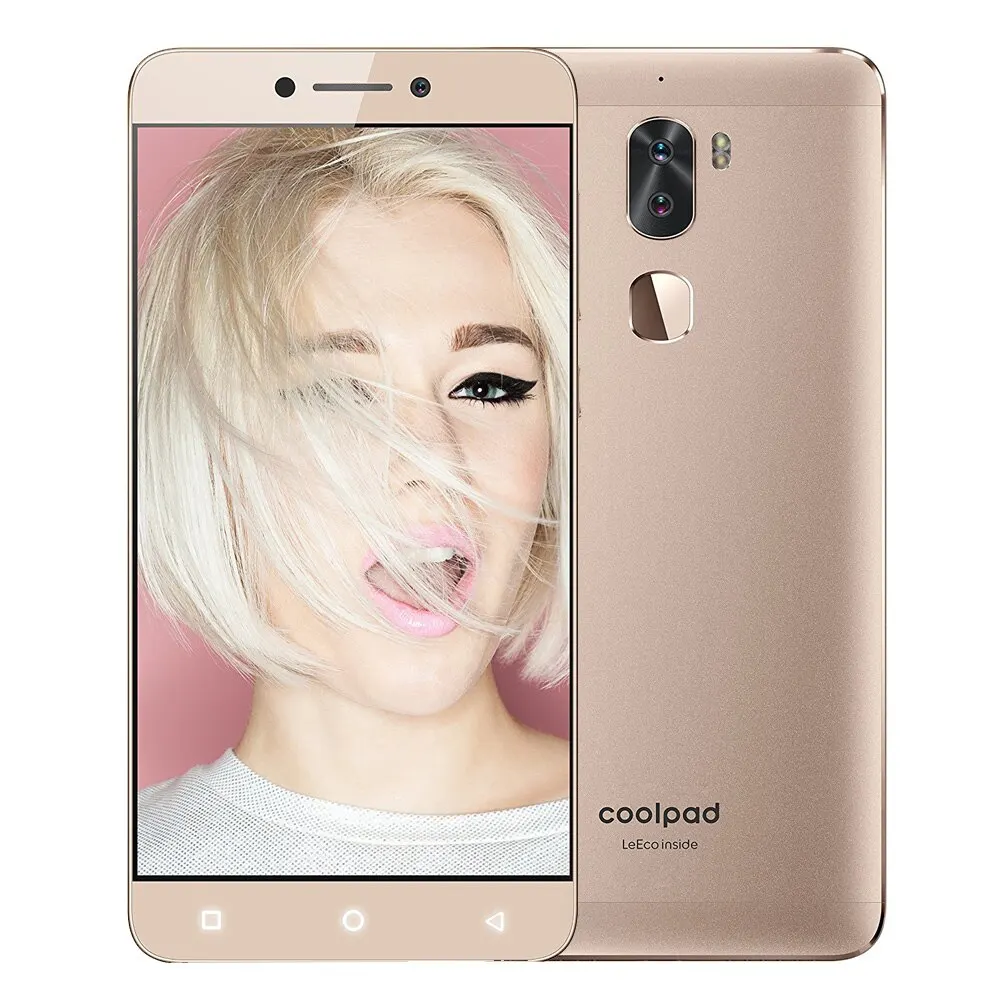 Coolpad Cool 1 Mobile Phone 5.5-Inch FHD Display Octa-core 4GB RAM 32GB ROM Dual 13MP 8MP Fingerprint 4000mAh Smartphone - Цвет: Gold