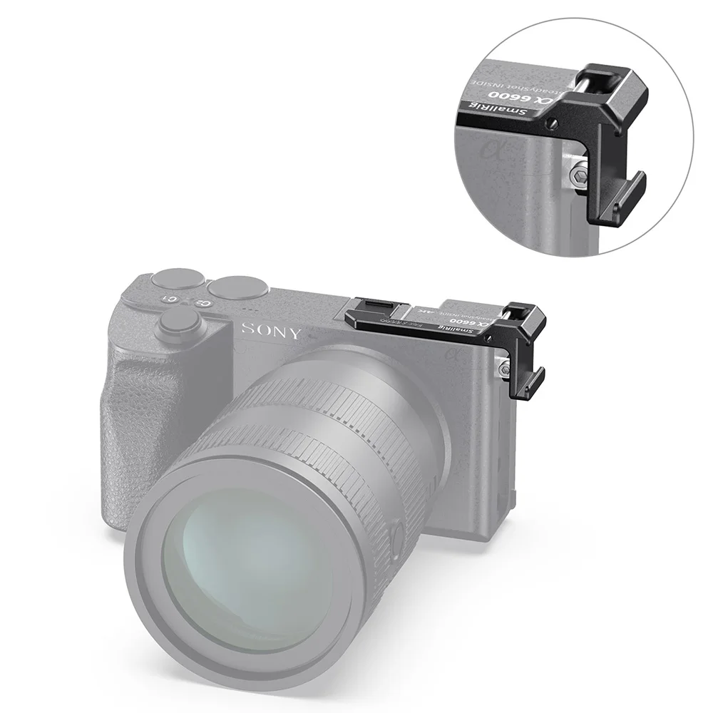 SmallRig Vlog камера Rig левая сторона башмак Монтажная пластина перемещения для sony a6600 камера для микрофона вспышка светильник DIY варианты 2497