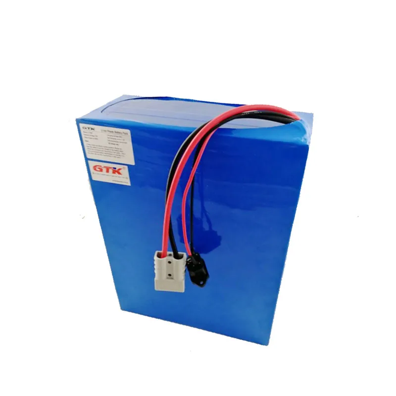 GTK 60V 35Ah lithium polymer battery 60V li-po with 200A BMS rechargeable for 5000W 10000W scooter bicycle bike+ 5A charger