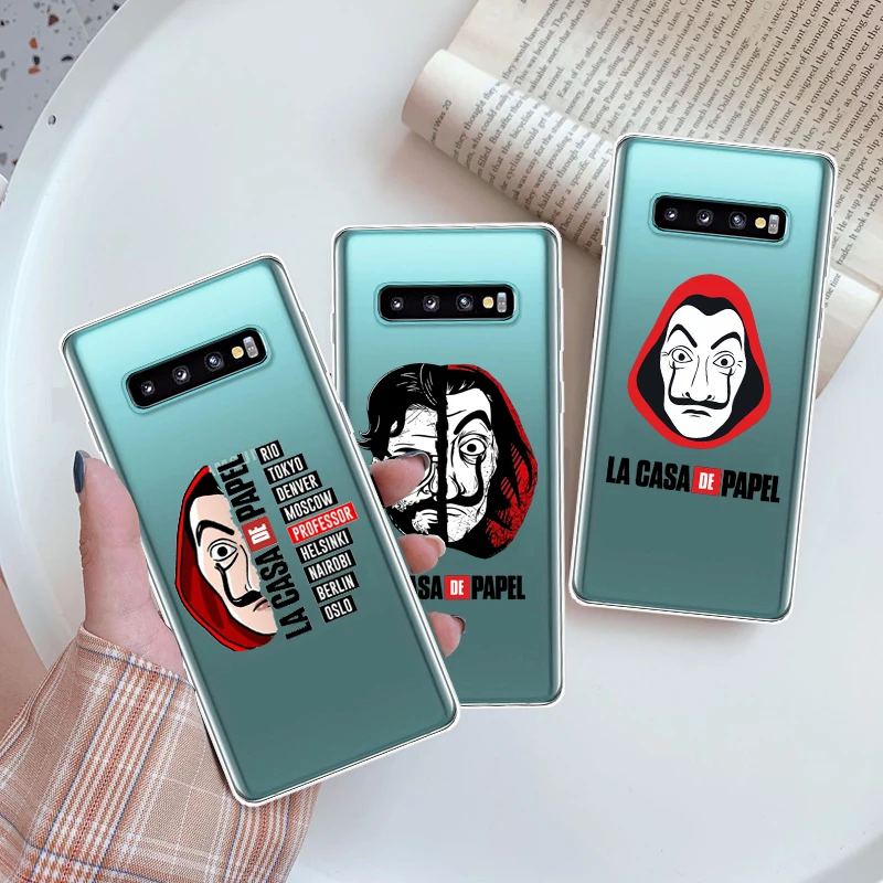 Чехол La Casa de papel для Samsung S9 S10 S20 Ultra S10E S8 Plus S7Edge Note 8 9 10 Lite Pro мягкий силиконовый чехол |