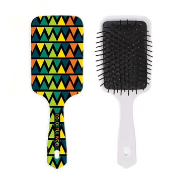 

Women Girls Bohemian Rainbow Stripes Anti-Static Air Cushion Massage Comb Portable Ball-Tipped Hairbrush Salon Hair Styling Tool