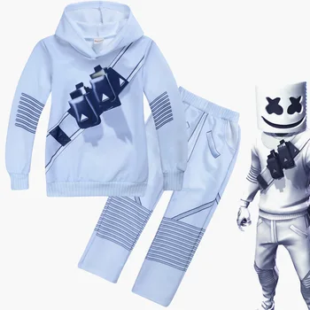 

Spring Autumn Toddler Boys Clothing Set Kids Boys Clothes Boys Outfits Sweatshirt+ Trousers Pants Music Dj Style 1513 6-12y