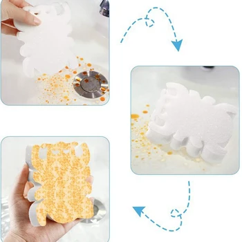 

24 Pcs Oil Absorbing Sponge Clean Tool Kitchen Grime Scum Sponge Spider Shape Scum Remover For Spa Hot Tub Pool Accessories