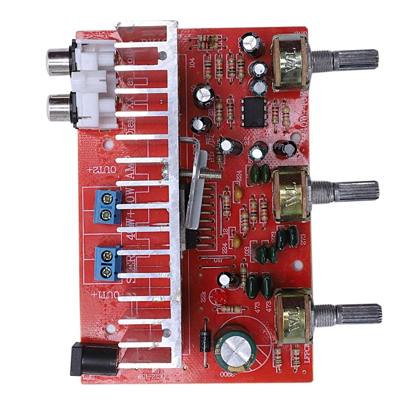 

Tda7377 Digital Audio Amplifier Board 40Wx2 Dual Channel Stereo Amplifier For Car Diy Speaker Dc12V E5-005