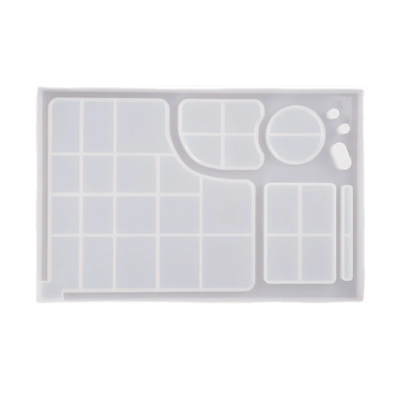 Diy Rolling Cigarette Tray Epoxy Resin Mold Makeup Plate Ashtray Silicone Mould Jewelry Tools