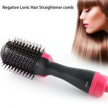 Многофункциональный электрический фен для волос один шаг Фен щетка 2 в 1 выпрямитель и бигуди Горячий воздух щипцы для завивки Инструменты для укладки