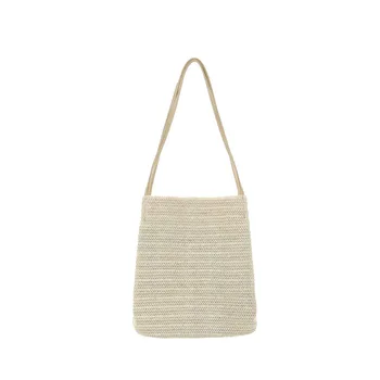 

Korean Style Women Mini Straw Knitted Bucket Shoulder Bags High Quality Handmade Crossbody Bags 2020 Summer Woven Handbags