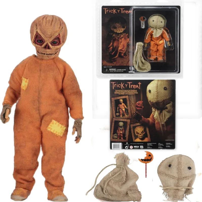 Trick R Treat Sam облаченная 8 &quotШкала с сумкой и леденцом Хэллоуин 2007 классический