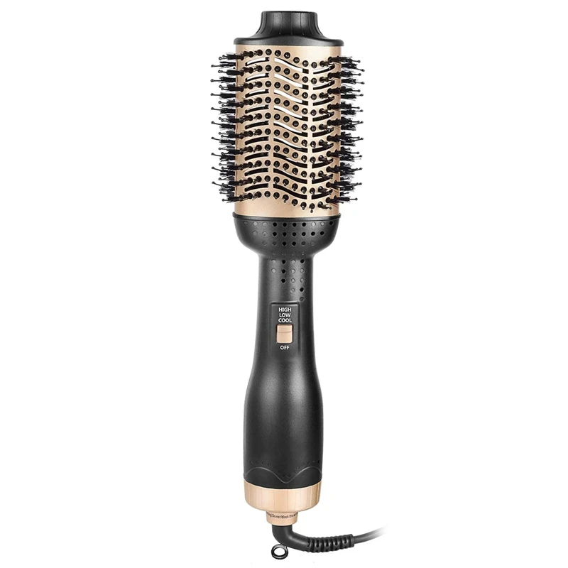 

EAS-EU Plug Rofessional CHJ Hair Hot Air Dryer Brush 4 in 1 Curling Iron Electric Rotating Wave Curlers Rollers Hair Styling Too