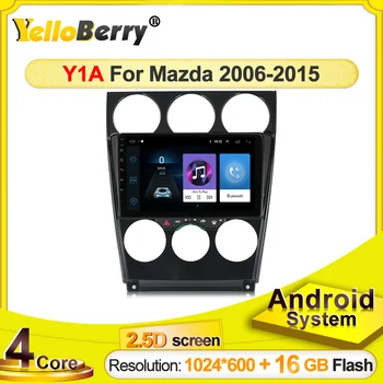 

yellowBerry Car stereo multimedia Player Navigation GPS radio for MAZDA 6 2004-2015 android version 2 din no dvd bluetooth