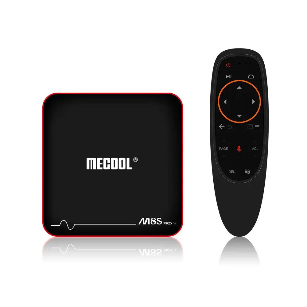 M8S PRO W умные ТВ Box Android 7,1 Amlogic S905W 4 ядра, 2 Гб оперативной памяти, 16 Гб встроенной памяти, 1 ГБ 8 ГБ голос Управление 2,4G Wi-Fi 4K set top tv Box