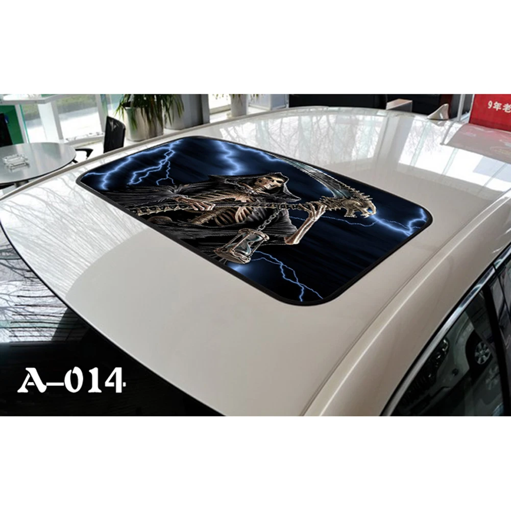 1 шт. 95 см X 50 см водонепроницаемый автомобиль поддельные люк стикеры Skylight обёрточная бумага крыши виниловая пленка DIY украшения