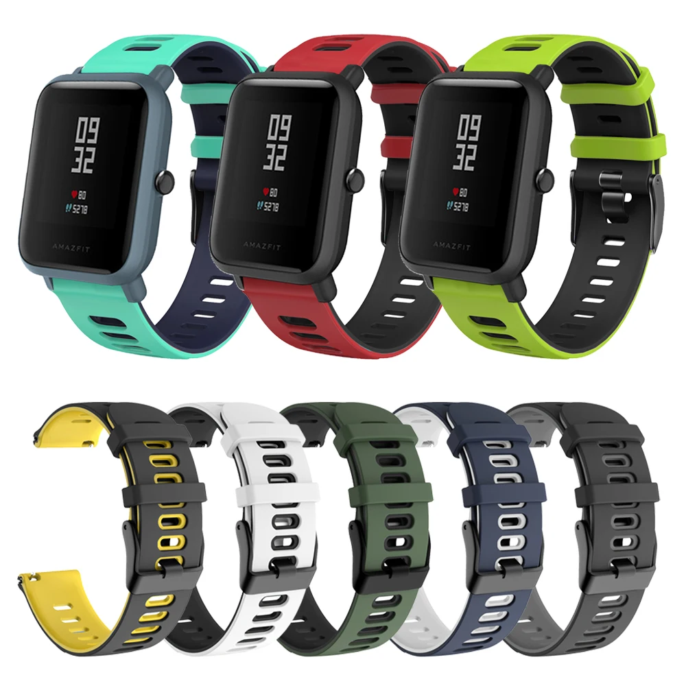 amazfit bip silicone strap