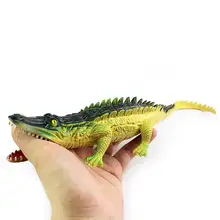 2 шт реалистичные крокодиловые животные мягкая модель сдавливание