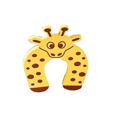 Butoir de porte de dessin animé coloré mignon, protection des doigts pour enfants, 5 pièces/ensemble 