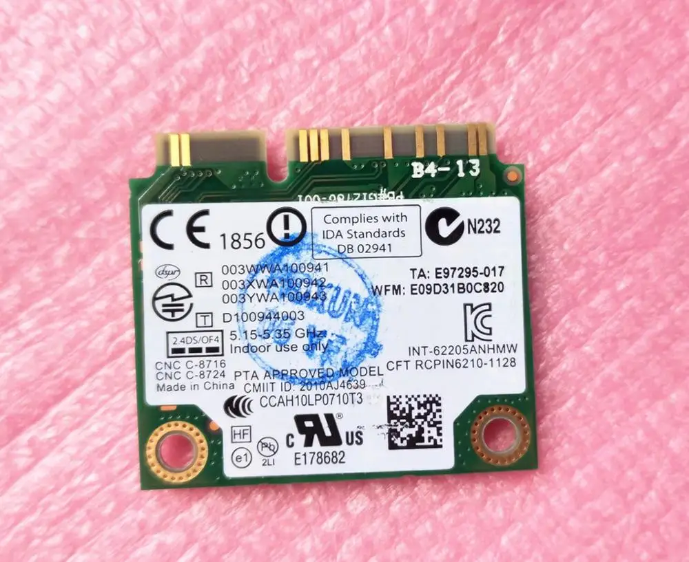 SPS:631954 001 для HP Elitebook 8460p 6360B 8560P 2760P 2560P 8460P беспроводная сетевая карта wifi номер