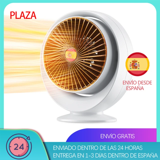 FUSIYU Mini heater, low-power electric radiator, energy saving, overheating protection and anti-roll system, Mini office and children heater, white, 800W white