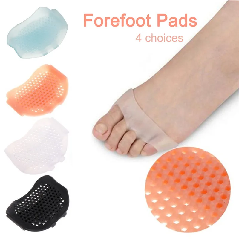 

Fashion Inserts New Silicone Gel Accessories Forefoot Pads Breathable Soft Protector Elastic Pain Relief Insole