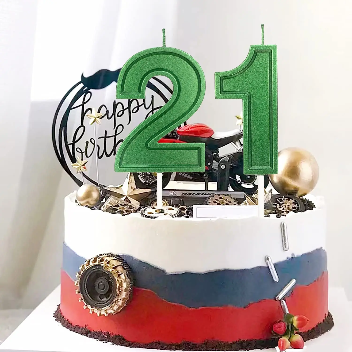 Cake candles birthday number candles topper for girl boys kids wedding party