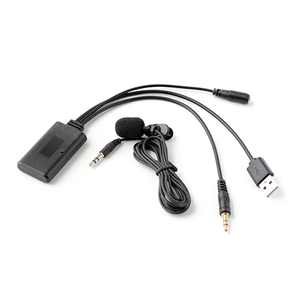 Универсальный автомобильный AUX USB аудио Bluetooth музыкальный адаптер беспроводной Bluetooth микрофон Handsfree автомобильный AUX BT USB адаптер для Honda