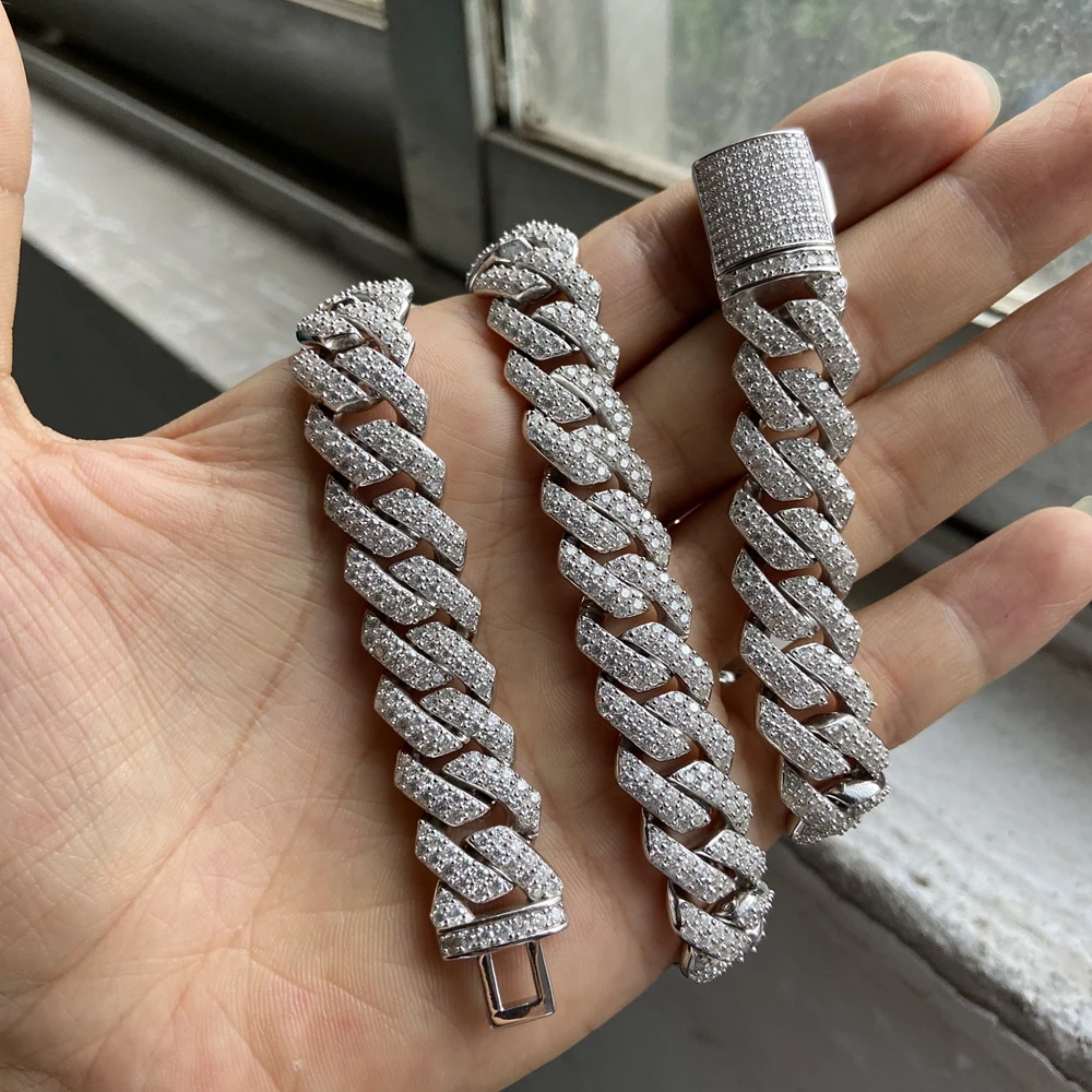 Meisidian Sterling Silver White Gold 