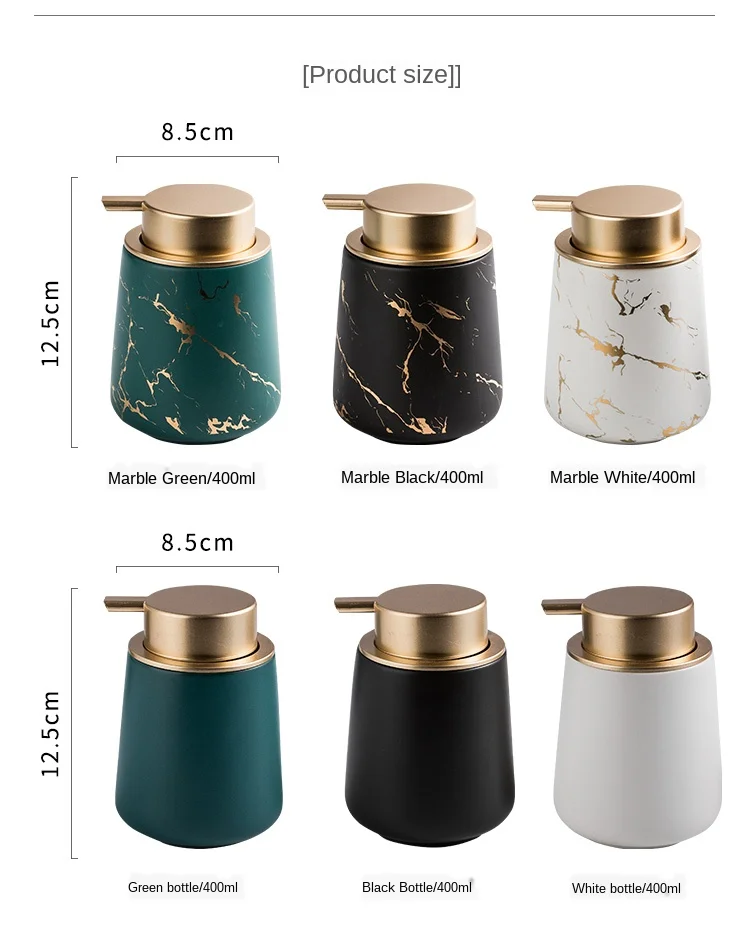 Ceramic disinfectant dispenser Marble Hand Sanitizer Bathroom Amenities Shower Gel Shampoo Conditioner foaming soap pump bottle Ceramic disinfectant dispenser Marble Hand Sanitizer Bathroom Amenities Shower Gel Shampoo Conditioner foaming soap pump bottle