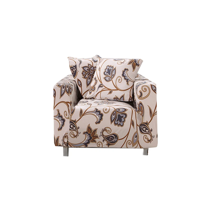 05One Seat Cover Спандекс Цветочный чехол для дивана, мебельный чехол, эластичный чехол для дивана, все включено, чехол для дивана+ наволочка, домашний декор D30 - Цвет: 05One Seat Cover
