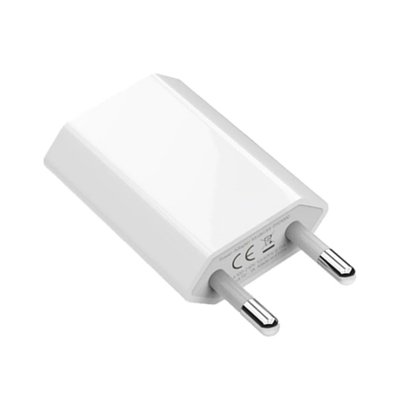 Комплект 1 м USB кабель+ штепсельная вилка EU USB зарядное устройство для iPhone 7 8 Plus X XR XS Max 5S 5 6S 6 USB зарядный кабель EU дорожное настенное зарядное устройство