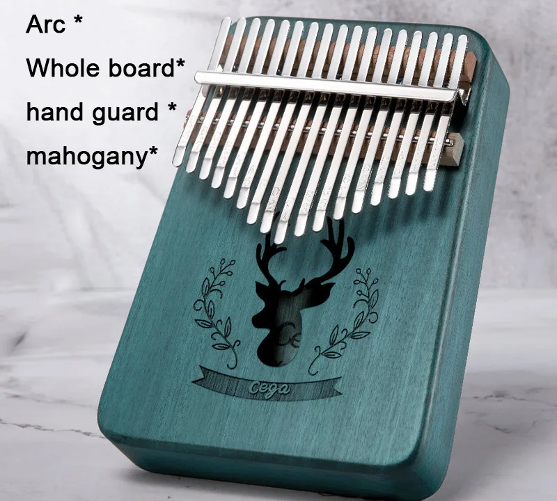 Высокое качество 17 клавиш палец калимба Mbira Sanza большой палец пианино вся доска из красного дерева клавиатура Marimba деревянный музыкальный инструмент молоток