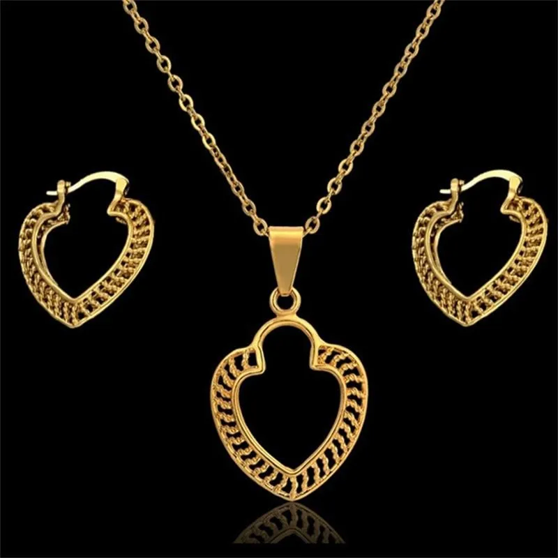 Indian Chokers Wedding Chain Jewelry Sets Gold Earrings For Women African/Dubai/Arab Wedding/Party Wife Gifts | Украшения и