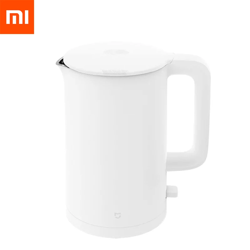 Электрический чайник Xiaomi Mijia, 1А, белый, 1800 Вт, ручной, мгновенный нагрев, электрический чайник для воды, автоматическое отключение, емкость 1,5 л