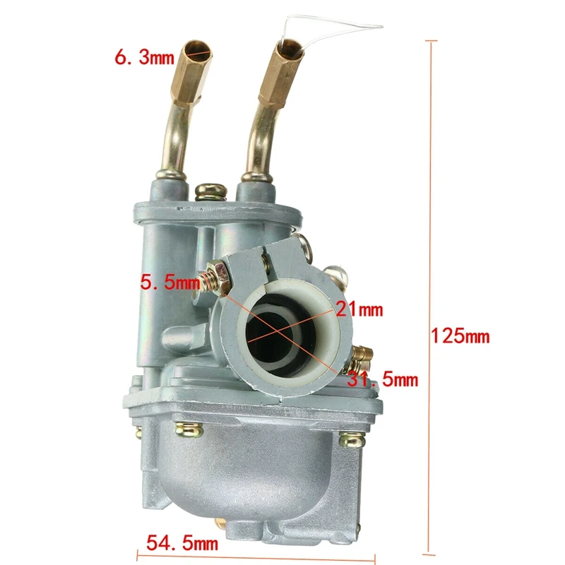 Мотоцикл Carby Carb Карбюратор в сборе для Yamaha Peewee PW50 PY50|Карбюраторы| |