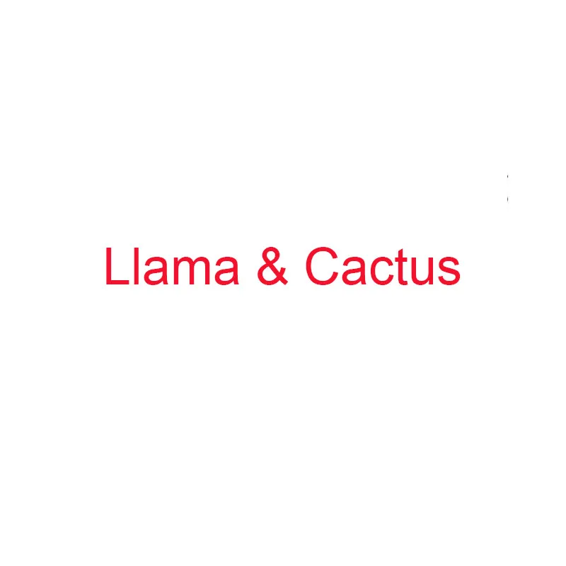 Прямая HA81 - Цвет: Llama-Cactus