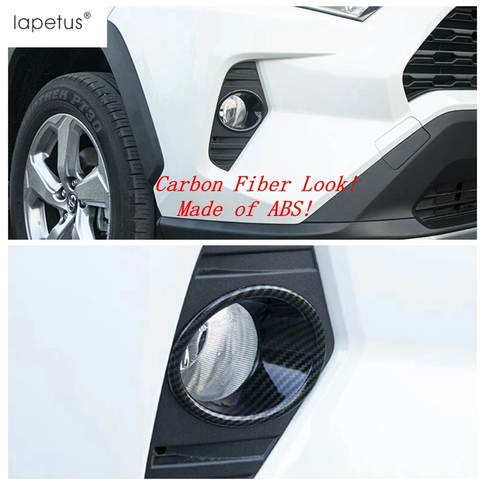 Lapetus для TOYOTA RAV4 Previa RAV 4 XA50 2019 2020 2021 передние Противотуманные фары лампы Ring Frame Cover N/A
