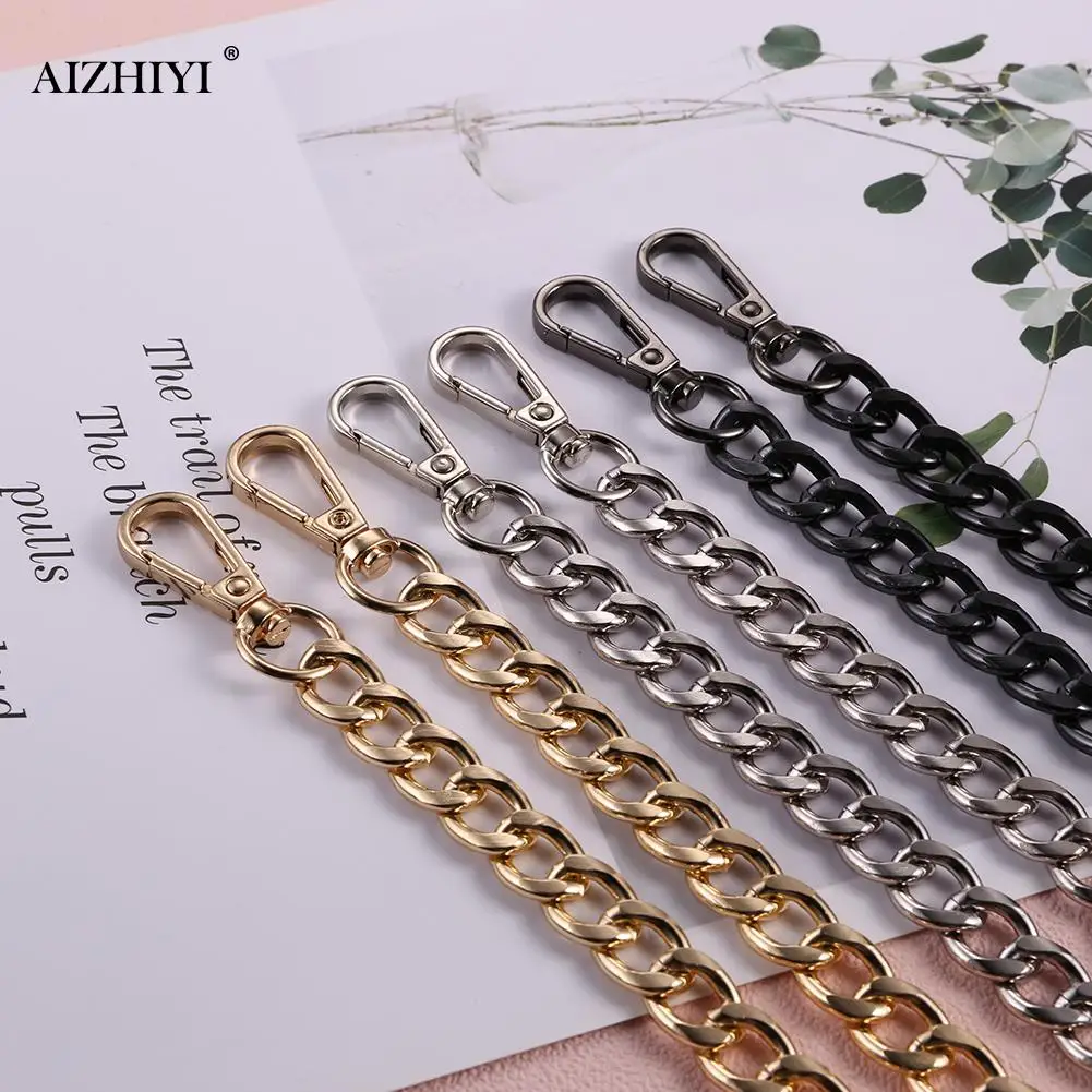 Accesorios para asa de bolso de moda, 120cm, reemplazo de cadena de Metal para monedero artesanal, bolso de mano para mujer, correa para bolso de hombro