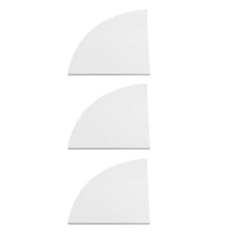 

3 Pcs Corner Wall Shelves Shelf Floating Wall Mounted Storage Rack Display Home Decor