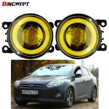 

2pcs/pair High quality LED Fog Light with Angel eye For focus 3 2010 2011 2012 For Ford Transit Platform Chassis 2006-2015