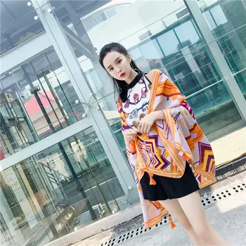 

Summer Fashion Travel Seaside Holiday Sunscreen Scarf Shawl Dual-Purpose Scarf