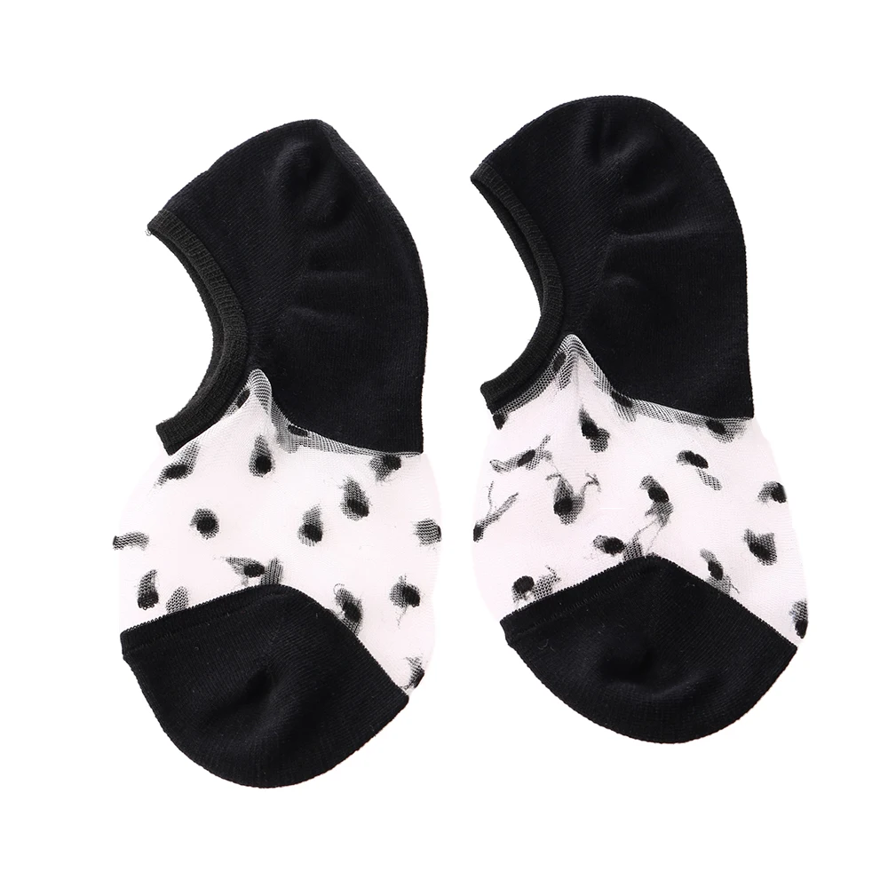 1 пара женские кружевные сетчатые носки|lace no show socks|invisible laceno socks women |