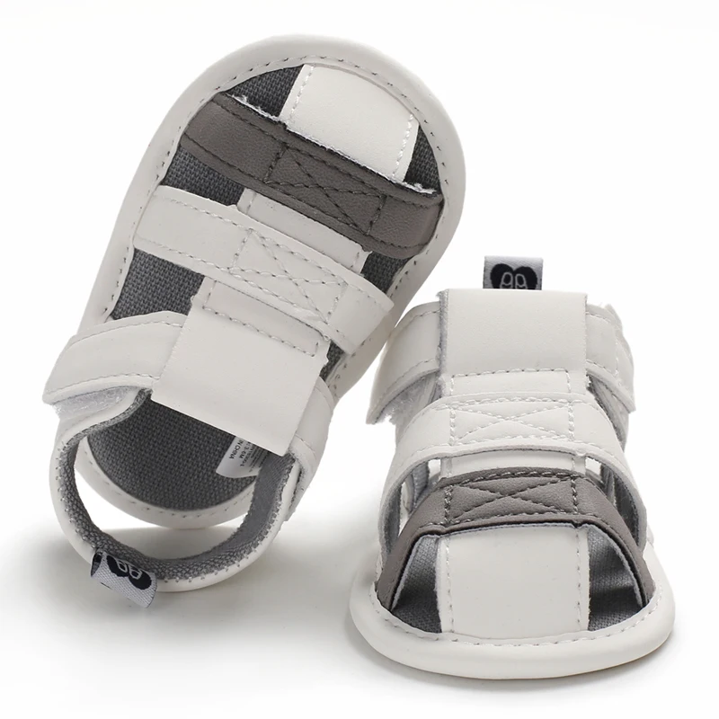 Newborn Toddler Shoes Baby Soft Soled Sandals Lace Soft Soled Shoes Beach Shoes  Slippers Non Slip Sandals 0-18M First Walkers