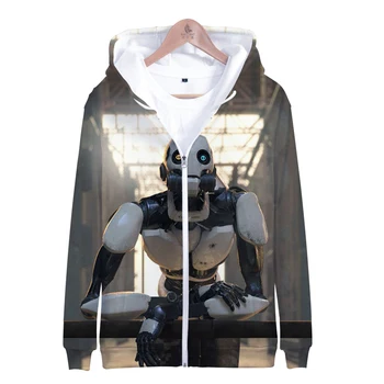

Love, Death&Robots 3D Zipper Sweatshirt Casual Hoodies New Fashion Cool Highstreet Autumn And Winter Clothes Sweatshirt