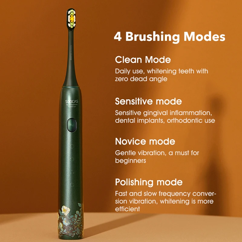 SOOCAS X3U Van Gogh Electric Toothbrush Sonic ToothBrush Ultrasonic Automatic Upgraded Type-c Fast chargeable Adult Waterproof SOOCAS X3U Van Gogh Electric Toothbrush Sonic ToothBrush Ultrasonic Automatic Upgraded Type-c Fast chargeable Adult Waterproof