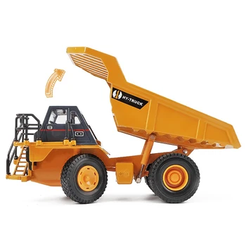 

Simulation 1/50 Engineering Mine Car Alloy Car Models Boy Transport Vehicle Trailer Toys for Birthday Christmas Gifts