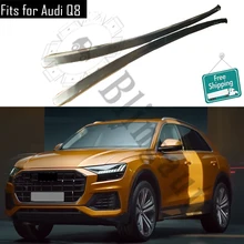 2Pcs left right Aluminium roof luggage baggage rack rail bar fits for A-u-d-i all new Q8